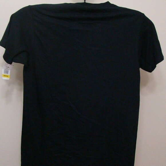 mighty Fine Black Iron Man Face Graphic-Print Crew Neck T-Shirt Large - Picture 2 of 2